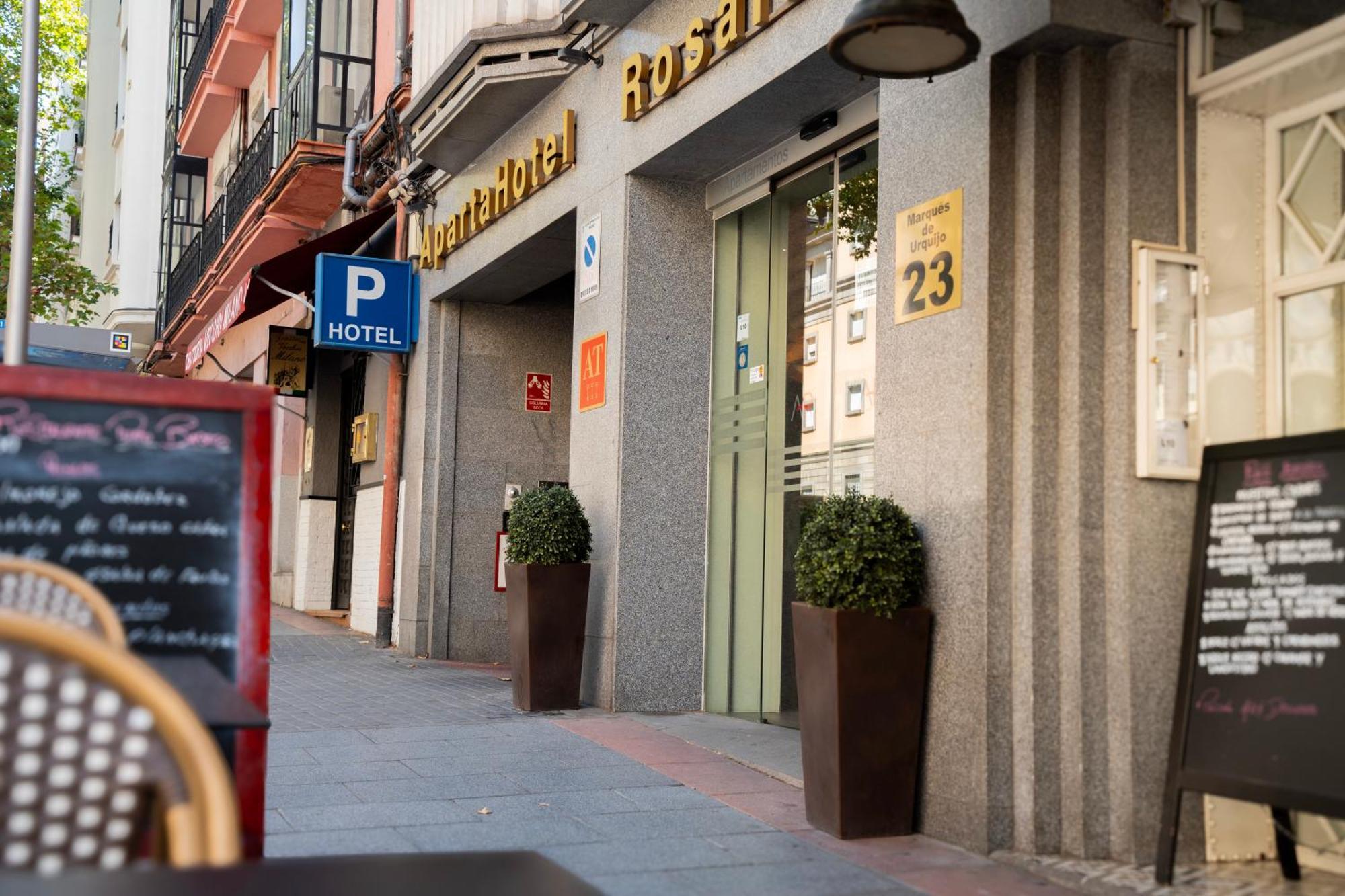 Aparto-Hotel Rosales Madrid Eksteriør bilde