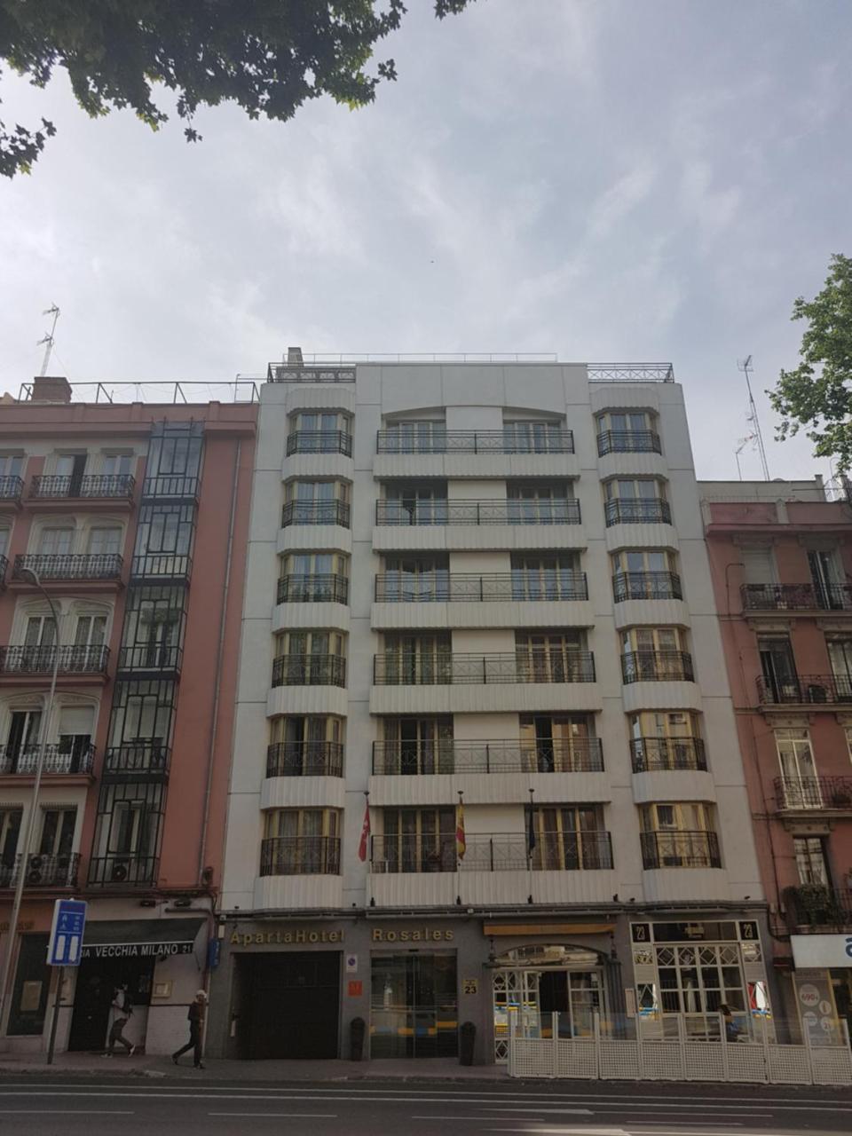 Aparto-Hotel Rosales Madrid Eksteriør bilde